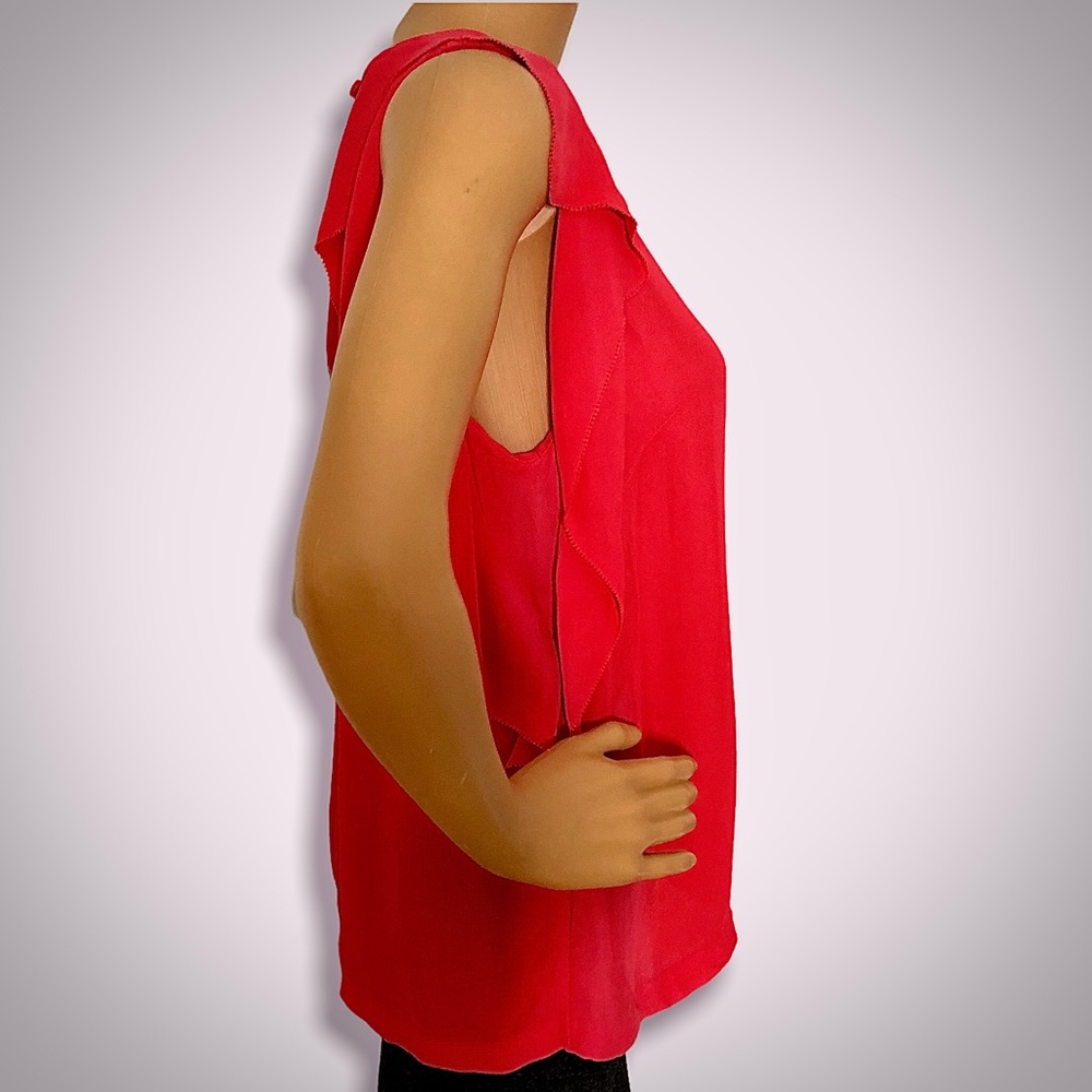 Kate Spade Ruffle Sleeveless Blouse - Picture 7 of 11